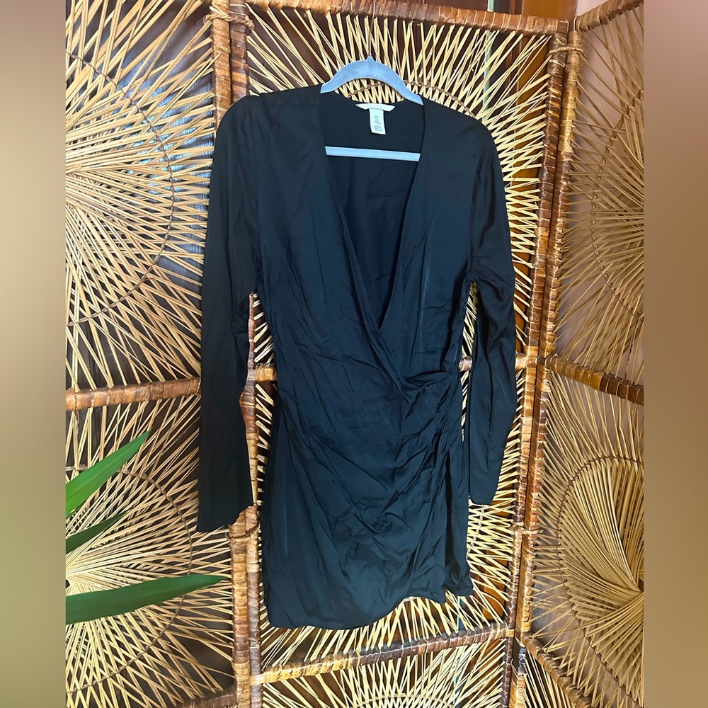 H&M Black Long Sleeve Dress